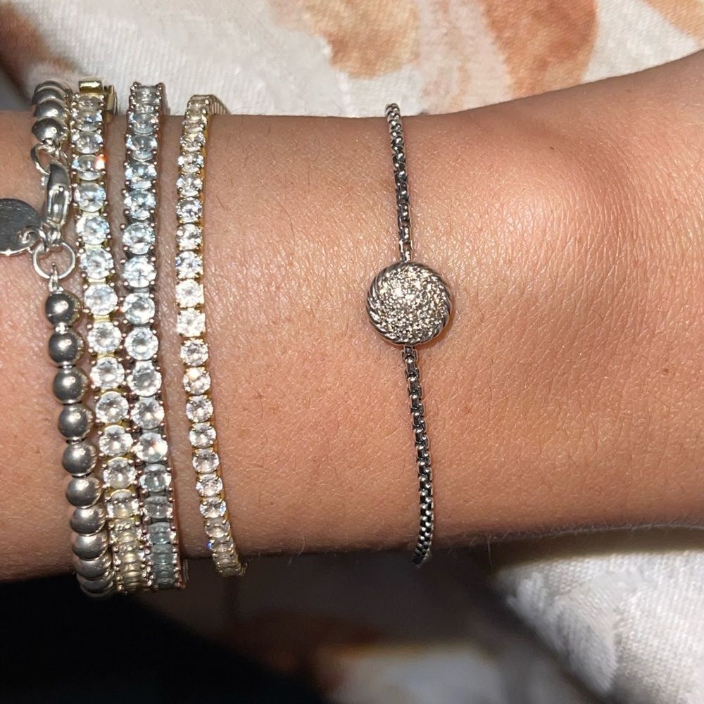 DAVID YURMAN Diamond Chatelaine Petite Pave Station Bracelet DAVID YURMAN - Picture 7 of 12